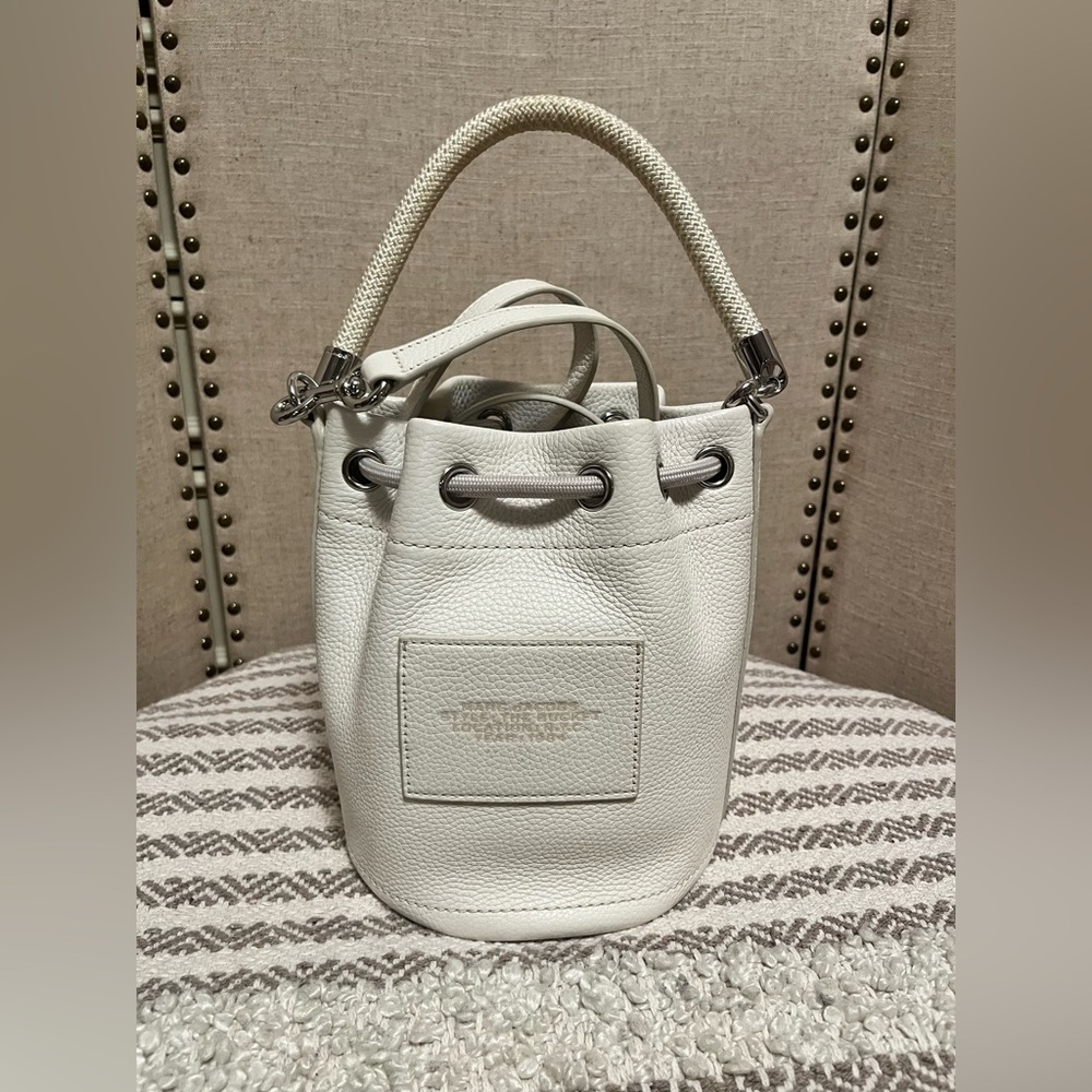 Marc Jacobs the bucket bag Small white silver - Picture 2 of 14